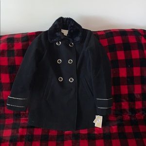 Fur collar Michael Kors coat girls size=14